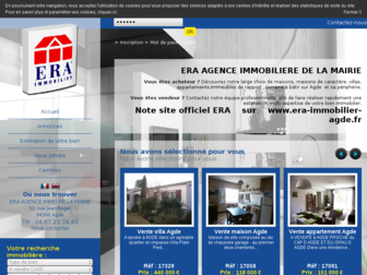 agde-immobilier.fr website preview