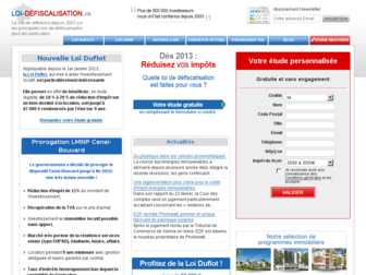 loi-defiscalisation.fr website preview
