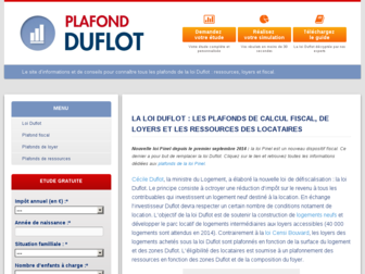 plafond-duflot.fr website preview
