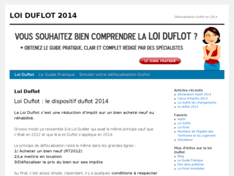 loiduflot-2014.org website preview