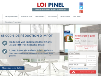 la-loi-pinel.com website preview