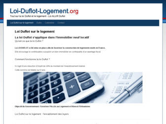 loi-duflot-logement.org website preview