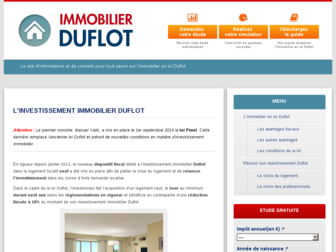 immobilier-duflot.fr website preview