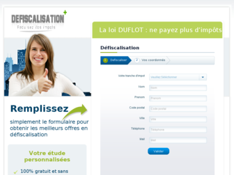 duflot.defiscalisation-plus.com website preview