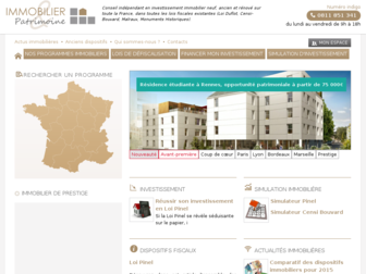 immobilier-patrimoine.fr website preview
