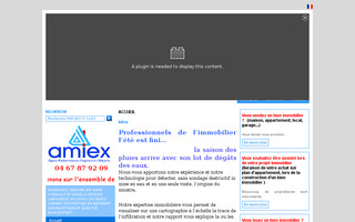 amiex.fr website preview