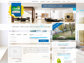 le-cres.cimm-immobilier.fr website preview