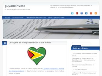 guyaneinvest.fr website preview