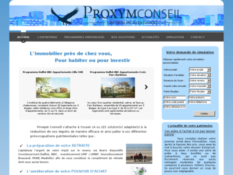 proxym-conseil.fr website preview