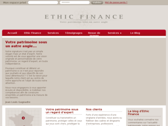 ethic-finance.com website preview