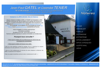 gatel-texier.notaires.fr website preview