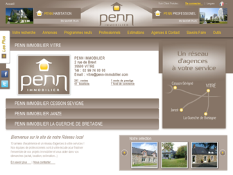penn-immobilier.com website preview