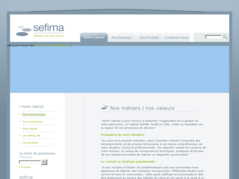 sefima.com website preview