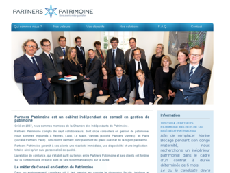 partners-patrimoine.com website preview