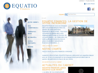 equatio.fr website preview