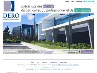 dero-assurances.com website preview