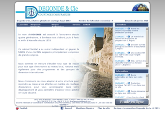 degonde.com website preview