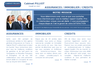 pilliot-assurances.com website preview