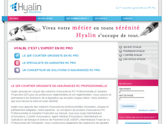 hyalin.fr website preview