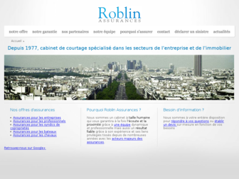 roblinassurances.com website preview
