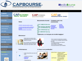 capbourse.com website preview