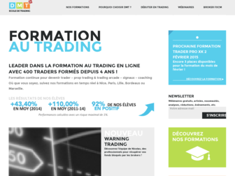 dmtrading.fr website preview