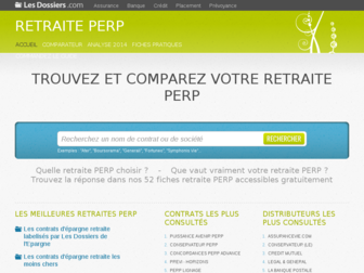 epargne-retraite-perp.lesdossiers.com website preview