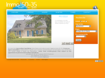 immo50-35.fr website preview