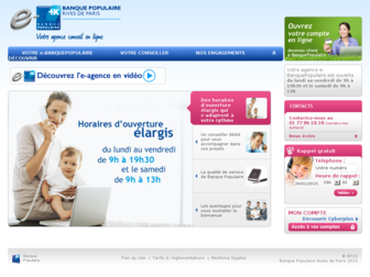 rivesparis.e-banquepopulaire.fr website preview