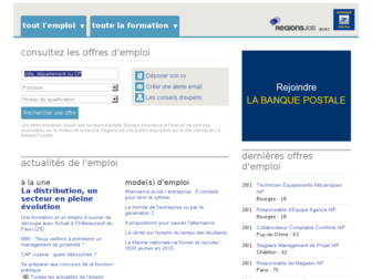 regionsjob.labanquepostale.fr website preview