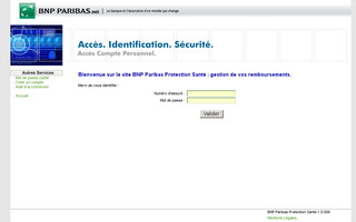 protectionsante.bnpparibas.net website preview
