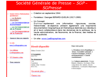 sgpresse.fr website preview