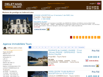 deletang-immobilier-tours.com website preview