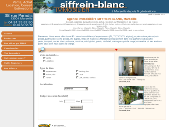 siffreinblanc.com website preview