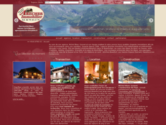 areches-immobilier.com website preview