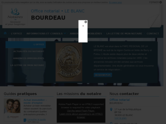 bourdeau.notaires.fr website preview