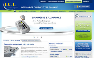 entreprises.secure.lcl.fr website preview