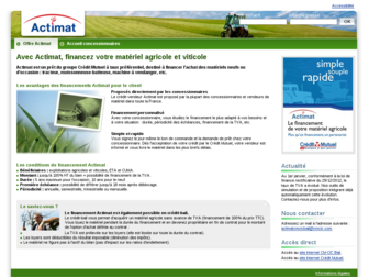 actimat.creditmutuel.fr website preview