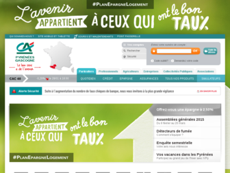ca-pyrenees-gascogne.fr website preview
