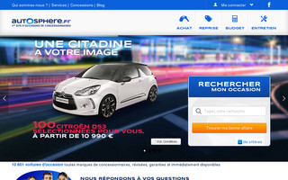 autosphere.fr website preview