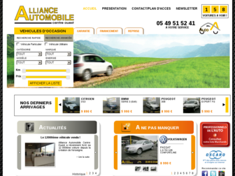 alliance-automobile.com website preview