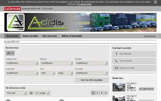 addiscar.com website preview
