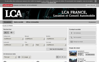 location-occasions-automobiles.com website preview