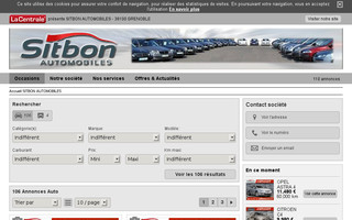 olympeautomobilesoccasions38.com website preview