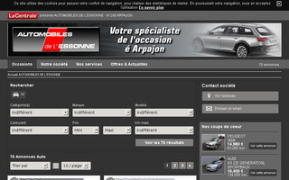 automobile-essonne.fr website preview