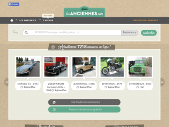 lesanciennes.com website preview