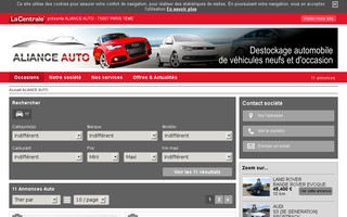 alianceauto-paris.com website preview