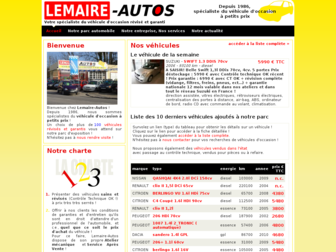 lemaire-autos.com website preview