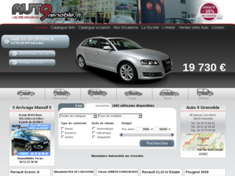 auto9grenoble.fr website preview