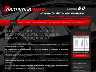 demarqueauto.fr website preview
